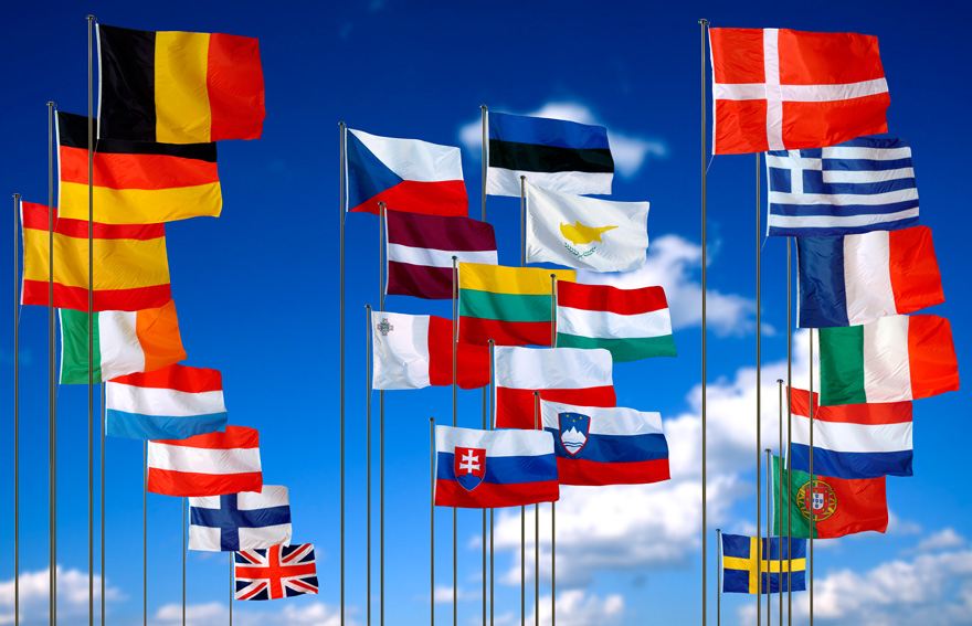 uropean flags