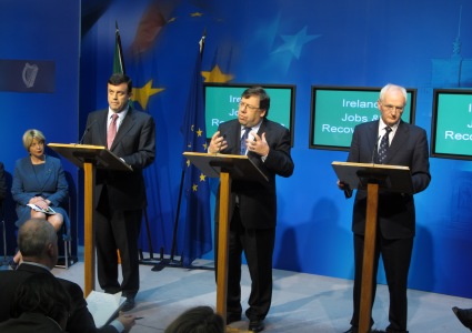 Ministers Lenihan, Cowen and Gormley