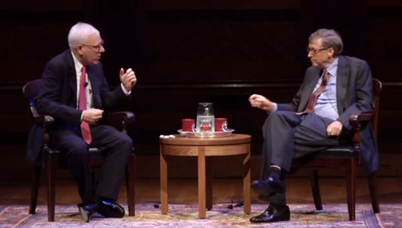 Bill Gates interviewed at Harvard University