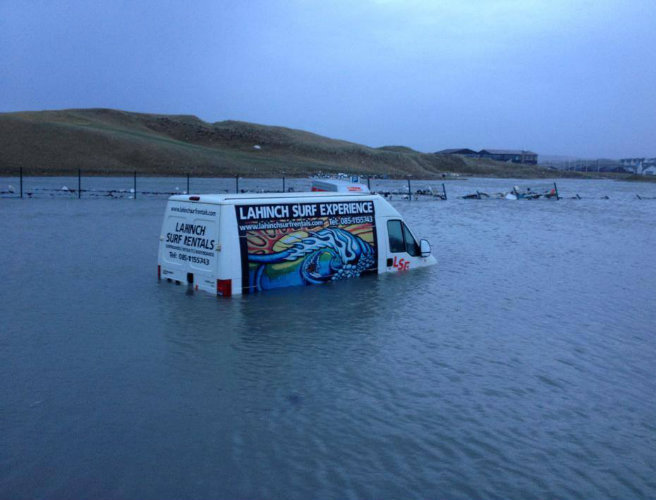 Van in Flood